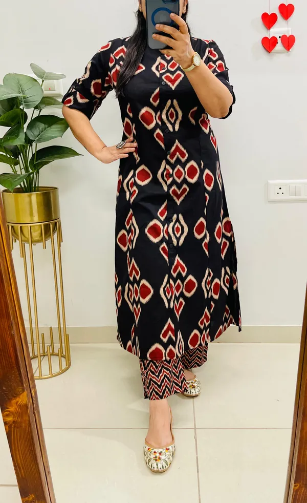 Women's_Premium_Printed_Pure_Cotton__Kurta_&_Trouser_Set