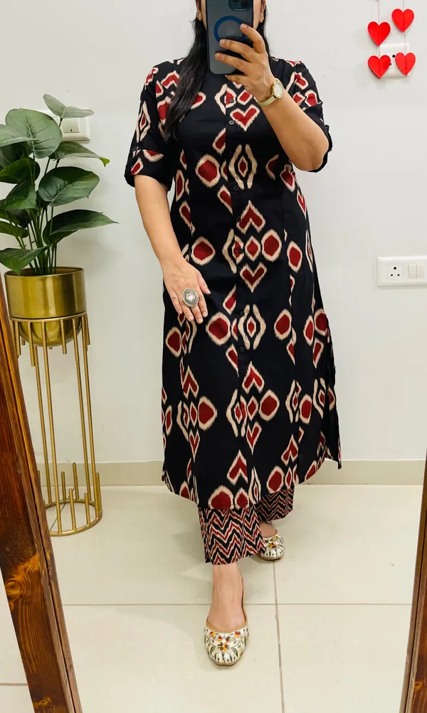 Women's_Premium_Printed_Pure_Cotton__Kurta_&_Trouser_Set