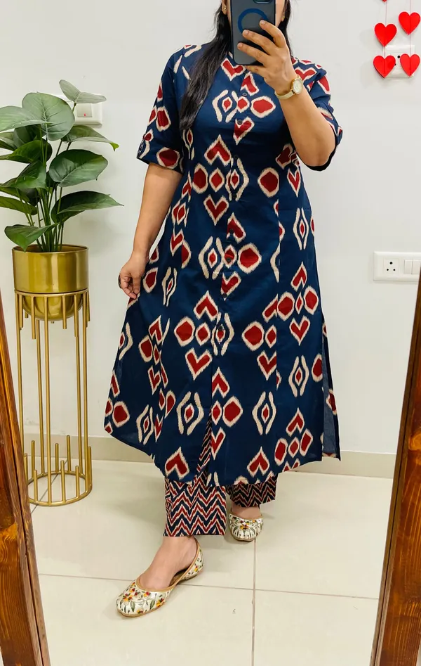 Women's_Premium_Printed_Pure_Cotton__Kurta_&_Trouser_Set
