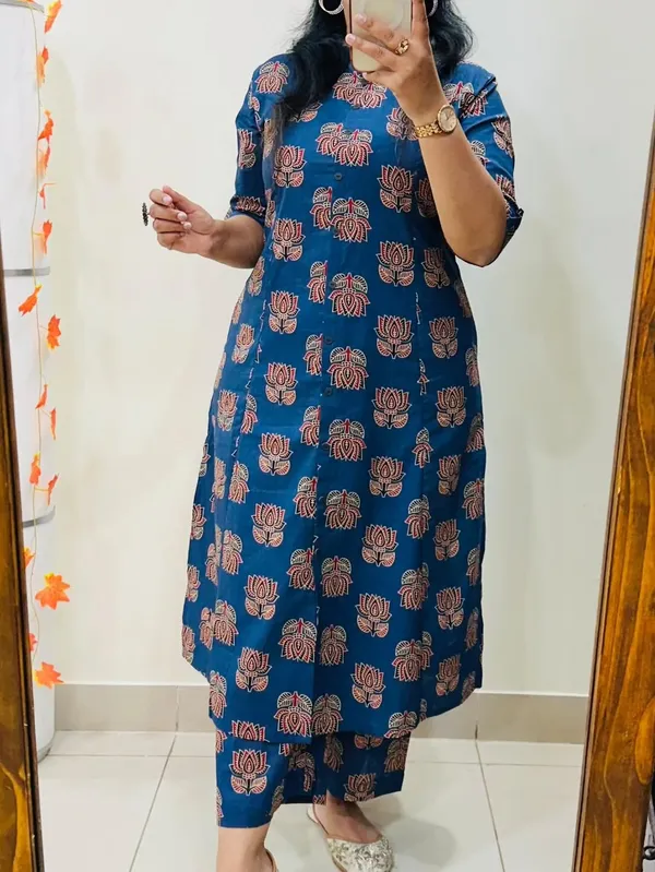 Women's_Premium_Printed_Pure_Cotton__Kurta_&_Trouser_Set