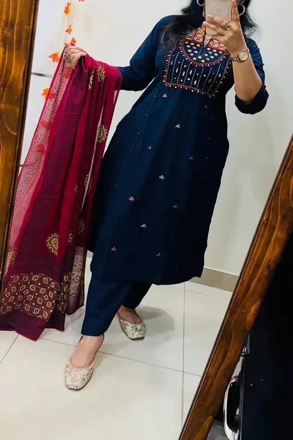 Women's_Premium_Mirror_&_Embroidered_Pure_Cotton_Straight_Kurta_Pant_Dupatta_Set