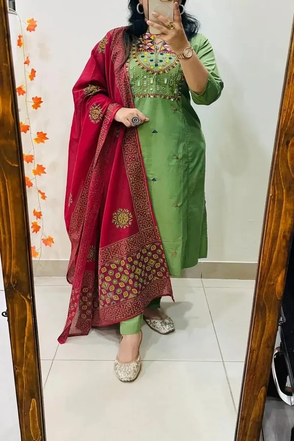 Women's_Premium_Mirror_&_Embroidered_Pure_Cotton_Straight_Kurta_Pant_Dupatta_Set