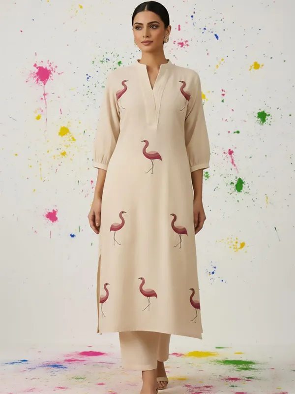 Off_White_Floral_Embroidered_Cotton_Blend_Kurta_Trouser_Set