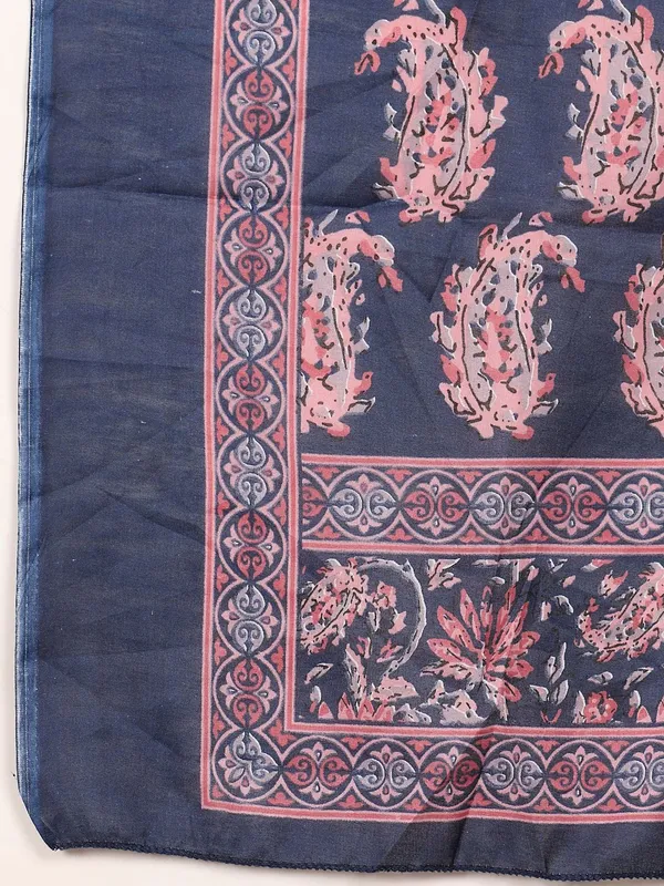 Navy_Blue_Floral_Printed_Cotton_Blend_Kurta_Palazzo_Dupatta_Set