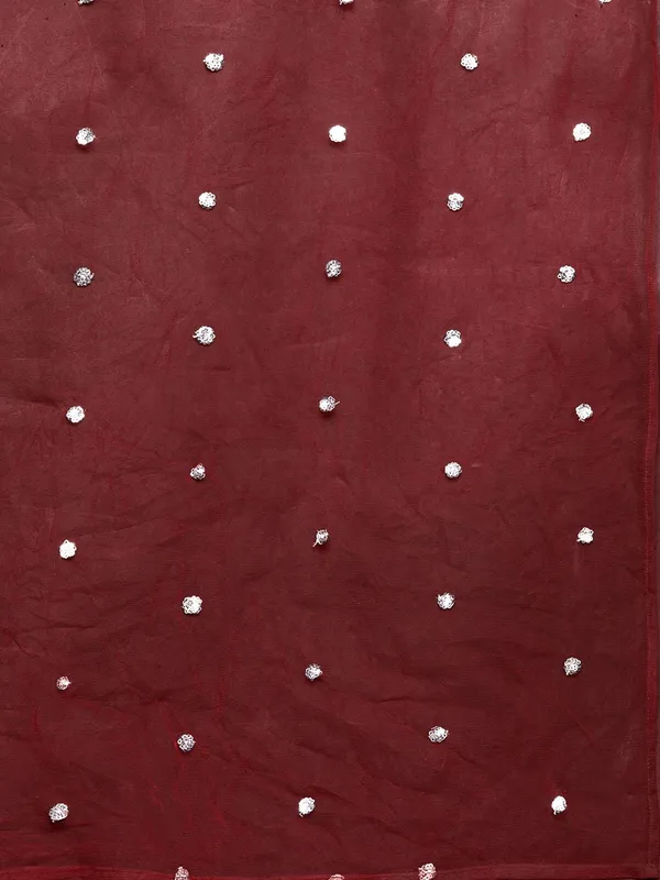Maroon_Floral_Embroidered_CFloraleri_Silk_Kurta_Trouser_Dupatta_Set