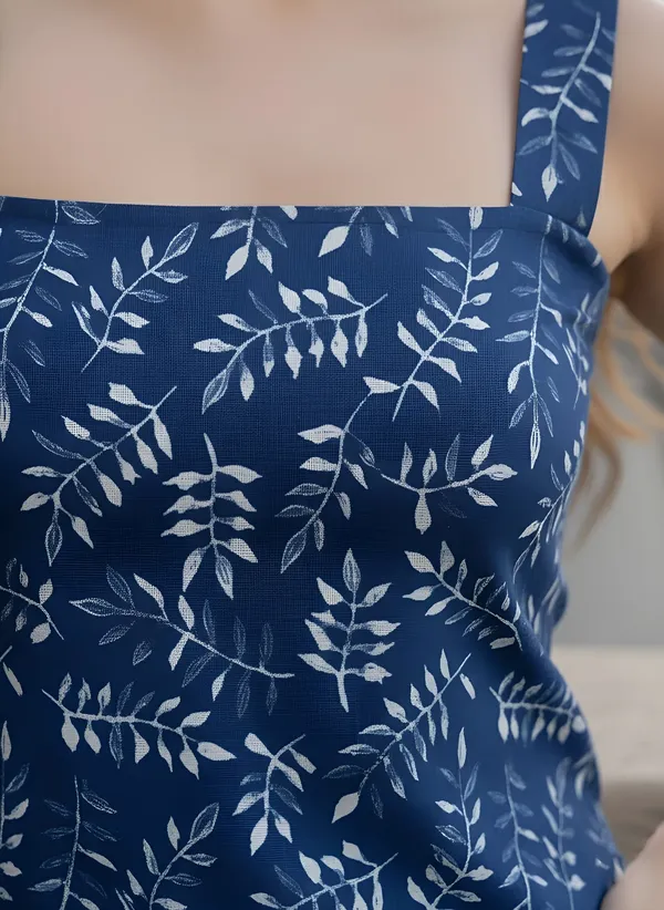 Blue_Pure_Cotton_Printed_Top_For_Women