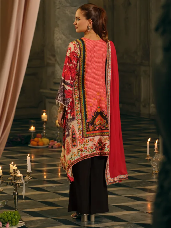 Multi_Silk_Blend_Printed_Kurta_Trouser_Dupatta_Set