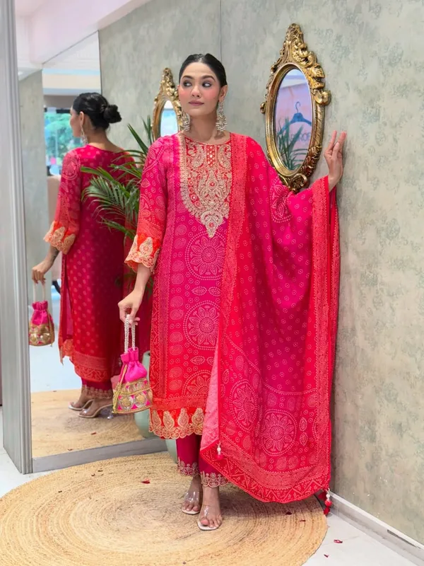 Pink_Silk_Floral_Embroidered_Kurta_Set_For_Women