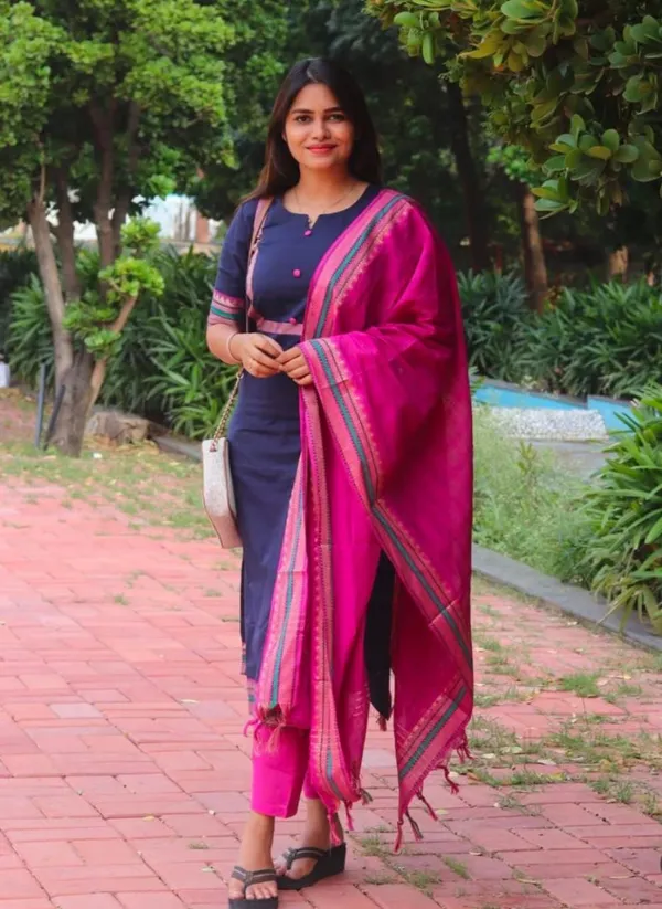Floral_Embroidered_Silk_Round_Neck_Kurta_Trouser_&_Dupatta_Set