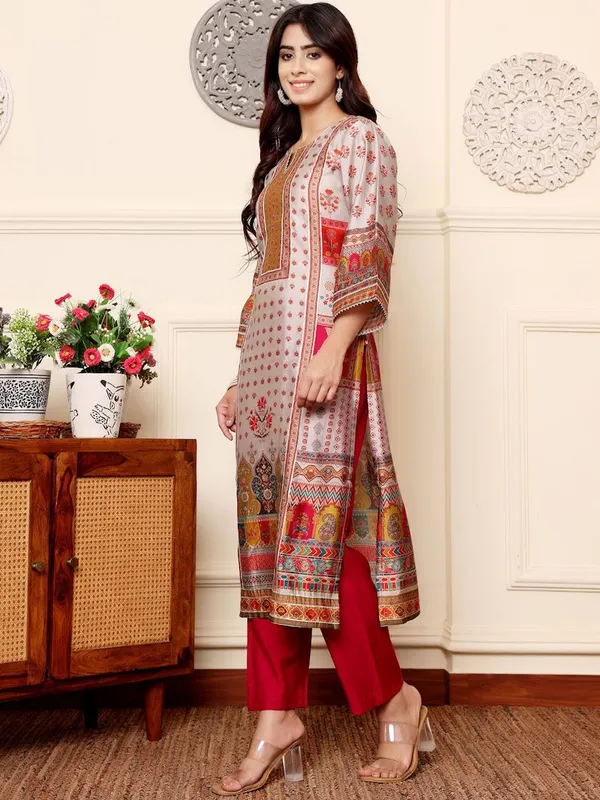 Off_White_Floral_Printed_CFloraleri_Silk_Kurta_Trouser_Set