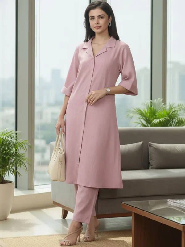 Pink_Floral_Printed_Silk_Blend_Kurta_Trouser_Set