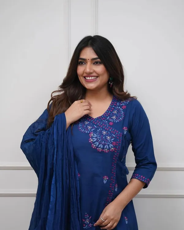 Women's_Premium_Embroidered_Pure_Cotton_Angrakha_Kurta_Pant_Dupatta_Set