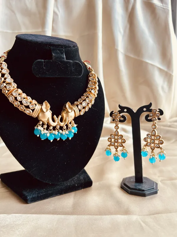 Blue_Brass_Necklace_For_Women_|_Anti-Tarnish