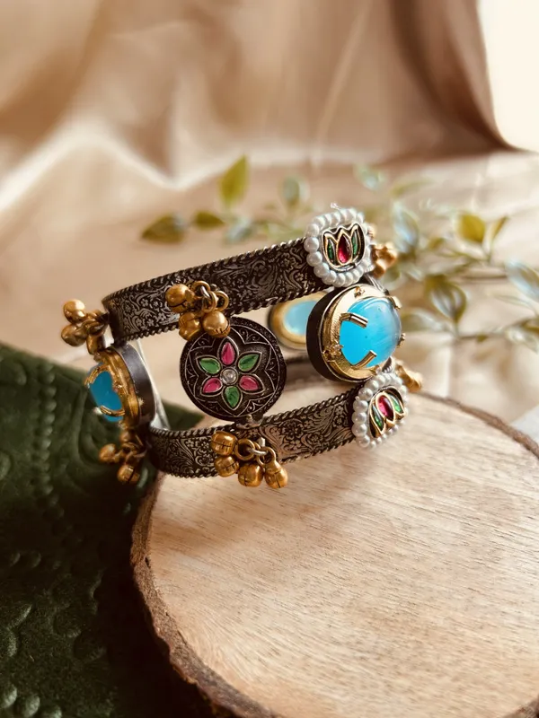 Multicolor_Brass_Bracelet_For_Women_|_Anti-Tarnish