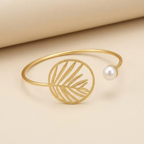 White_Brass_Bracelet_For_Women_|_Anti-Tarnish