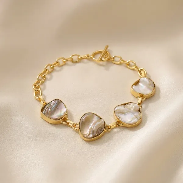 Natural_Pearl_Brass_Bracelet_For_Women_|_Anti-Tarnish