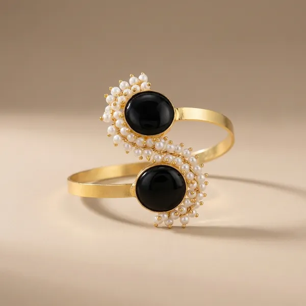 Black_Brass_Bracelet_For_Women_|_Anti-Tarnish