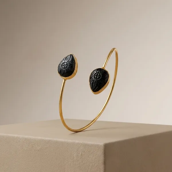 Black_Brass_Bracelet_For_Women_|_Anti-Tarnish