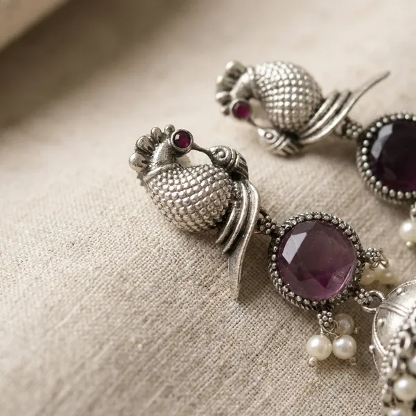 Purple_Brass_Earrings_For_Women_|_Anti-Tarnish