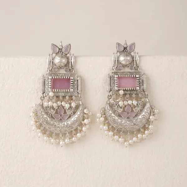 Pink_Brass_Earrings_For_Women_|_Anti-Tarnish