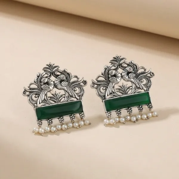 Green_Brass_Earrings_For_Women_|_Anti-Tarnish