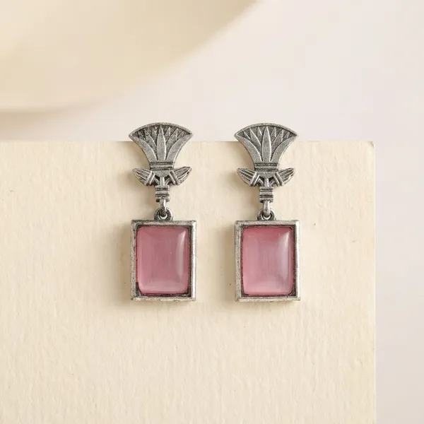 Pink_Brass_Earrings_For_Women_|_Anti-Tarnish