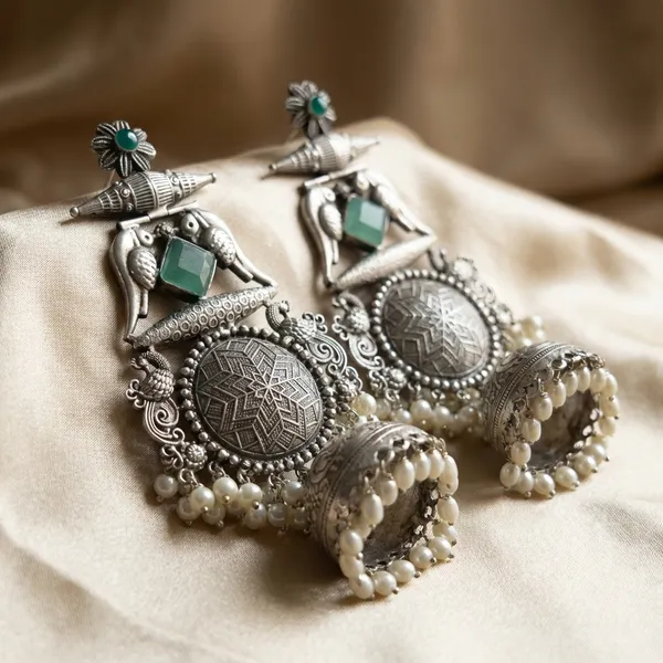 Mint_Silver_Brass_Earrings_For_Women_|_Anti-Tarnish
