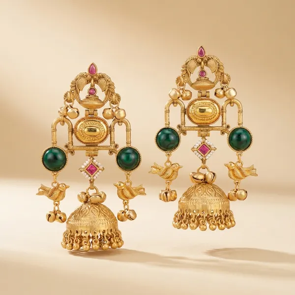 Green_Brass_Earrings_For_Women_|_Anti-Tarnish