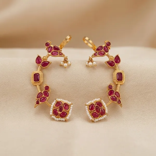Red_Brass_Earrings_For_Women_|_Anti-Tarnish