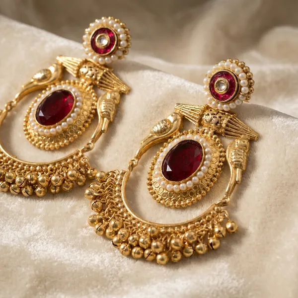 Red_Brass_Earrings_For_Women_|_Anti-Tarnish