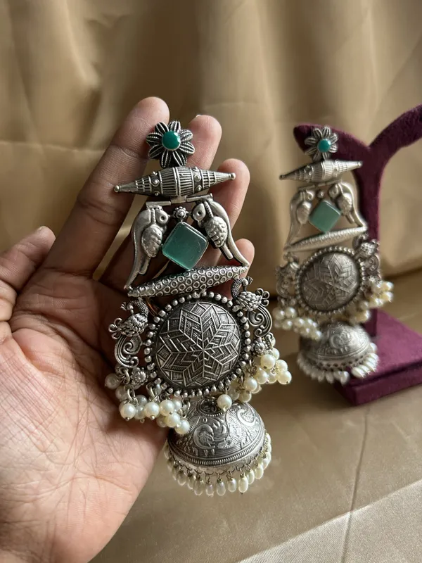 Mint_Silver_Brass_Earrings_For_Women_|_Anti-Tarnish