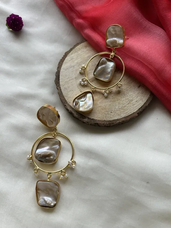 Natural_Pearl_Brass_Earrings_For_Women_|_Anti-Tarnish