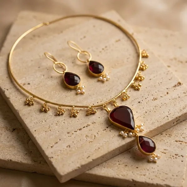 Brown_Brass_Necklace_For_Women_|_Anti-Tarnish