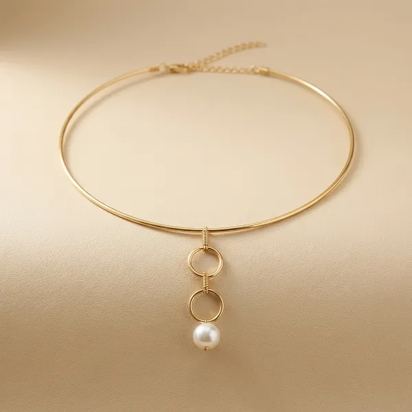 White_Brass_Necklace_For_Women_|_Anti-Tarnish