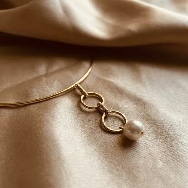 White_Brass_Necklace_For_Women_|_Anti-Tarnish