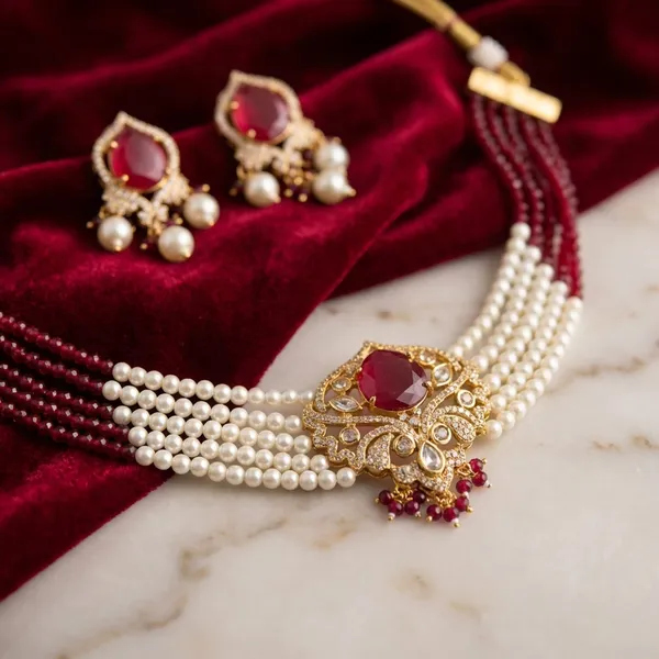 Red_Brass_Necklace_For_Women_|_Anti-Tarnish