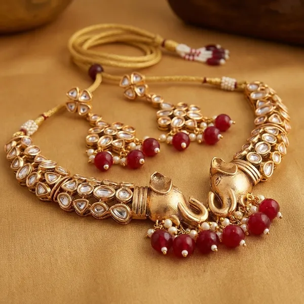 Red_Brass_Necklace_For_Women_|_Anti-Tarnish
