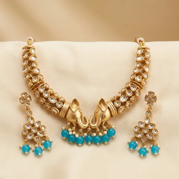 Blue_Brass_Necklace_For_Women_|_Anti-Tarnish