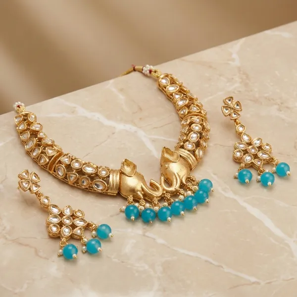 Blue_Brass_Necklace_For_Women_|_Anti-Tarnish