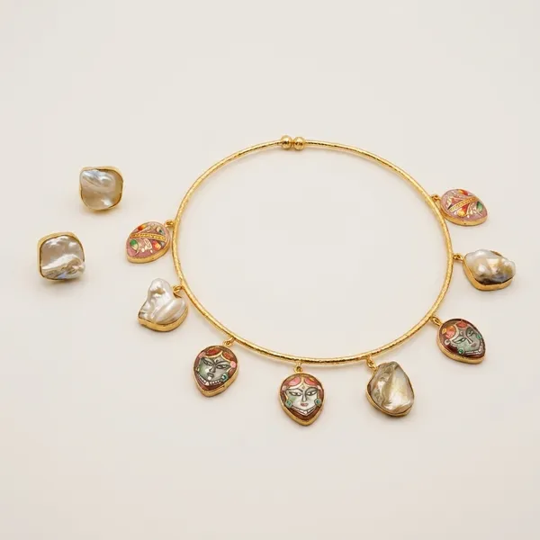 Pink_Brass_Necklace_For_Women_|_Anti-Tarnish