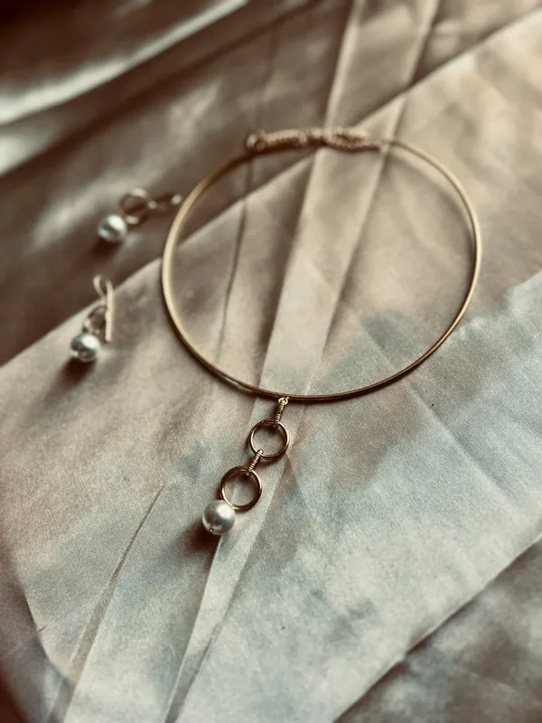White_Brass_Necklace_For_Women_|_Anti-Tarnish