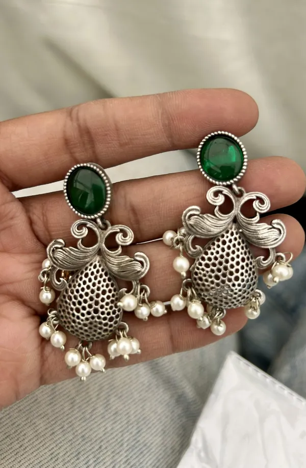 Green_Brass_Earrings_For_Women_|_Anti-Tarnish