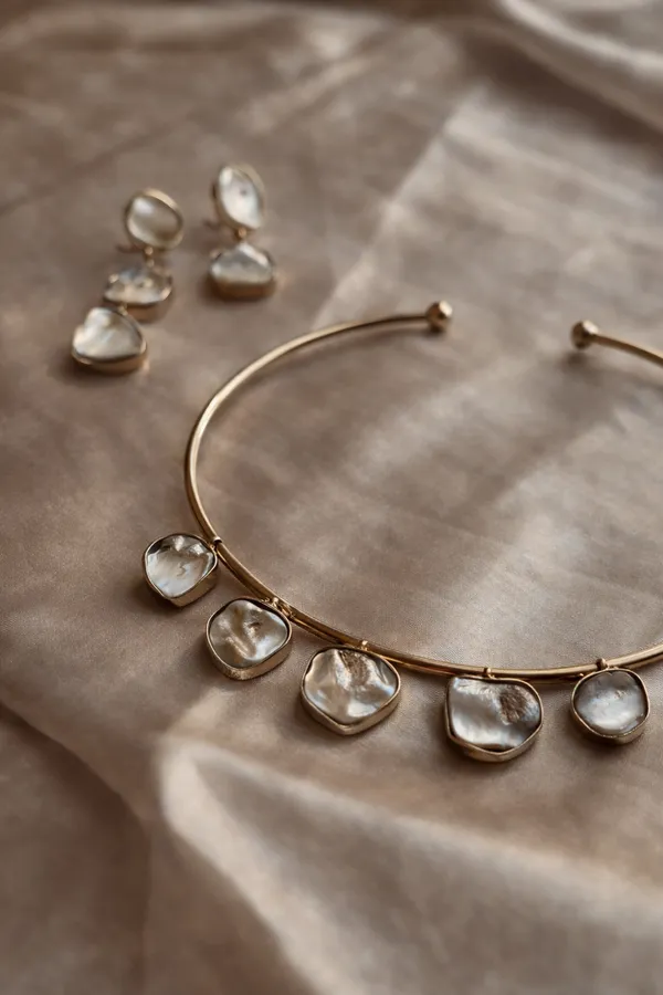 Natural_Pearl_Brass_Necklace_For_Women_|_Anti-Tarnish