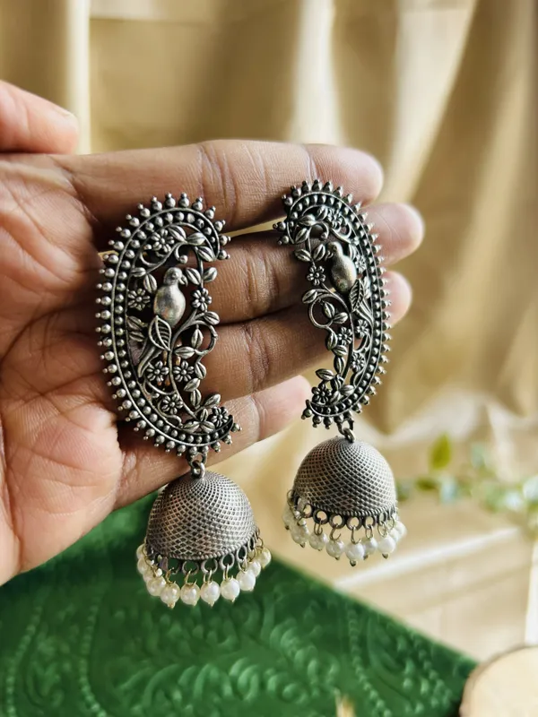 Silver_Brass_Earrings_For_Women_|_Anti-Tarnish