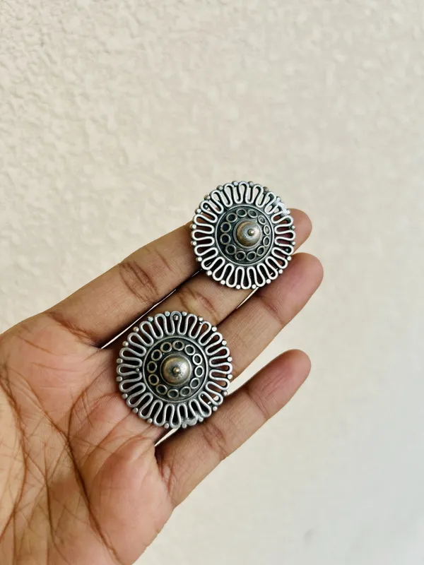 Silver_Brass_Earrings_For_Women_|_Anti-Tarnish