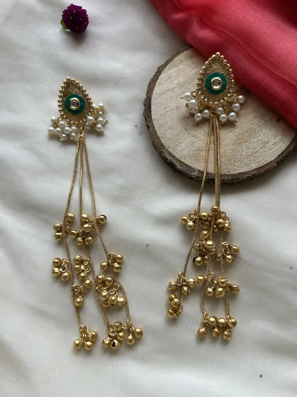 Green_Brass_Earrings_For_Women_|_Anti-Tarnish