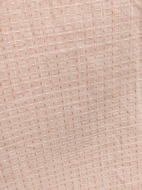 Peach_Soft_Linen_Casual_Shirt_For_Men