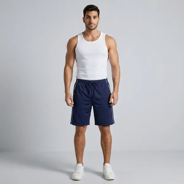 Navy_Blue_Cotton_Athletic_Shorts_For_Men