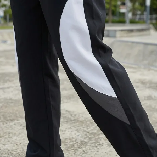 Black_And_White_NS_Terry_Flared_Pants_For_Men