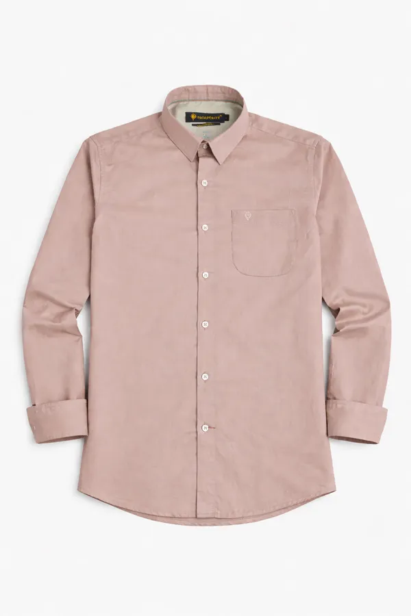 Copper_Cotton_Satin_Finish_Casual_Shirt_For_Men